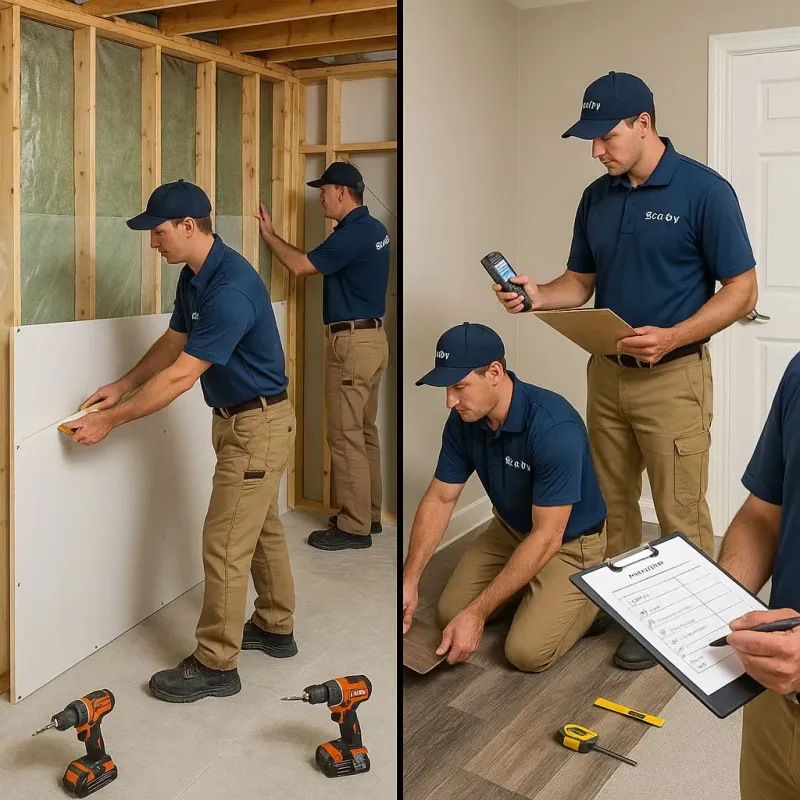 Repairs and Reconstruction process in Rural Hill, TN